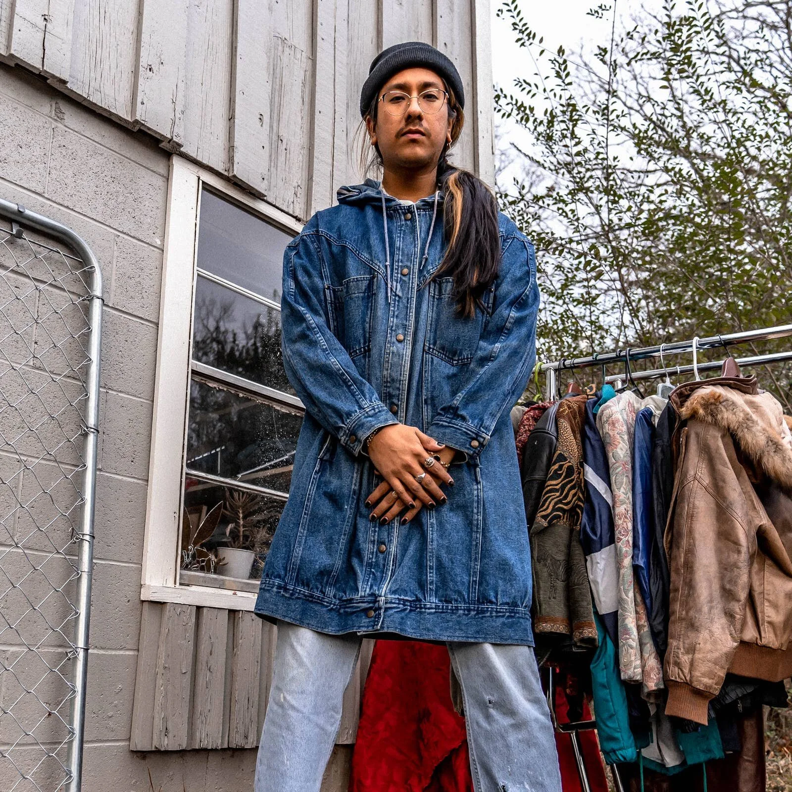 Vintage Venezia Jean Jacket; 18/20 — La Rosa Collective